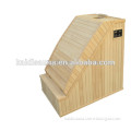 wood half body mini sauna set